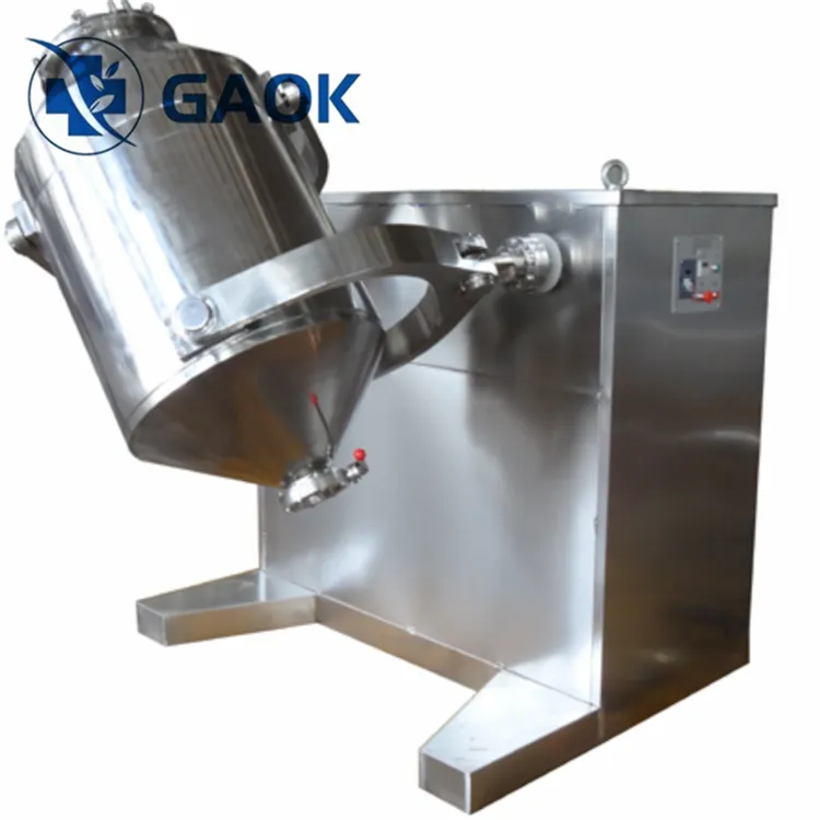 Blender tridimensional de laborator alimentar industrial