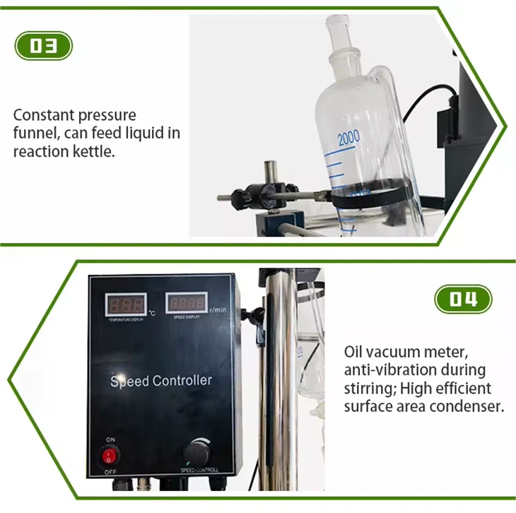 Single Layer Glass Reactor With Integrated Heater